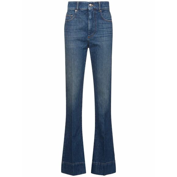 SPORTMAX Robinia Denim Mid Waist Flared Jeans - Blue 27 - Picture 4 of 13